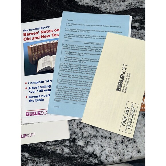 Bible Soft PC Study Bible Version 2 Windows 95 & 3.1 Complete Reference Library - Picture 8 of 14